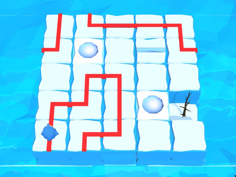 Drift Ice Line Connect - Cool Math Games